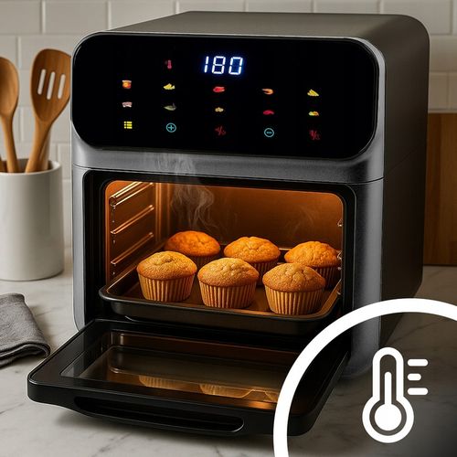 FRYTKOWNICA BEZTŁUSZCZOWA AIR FRYER 8,5L PIEKARNIK 1350W 10 TRYBÓW na Arena.pl