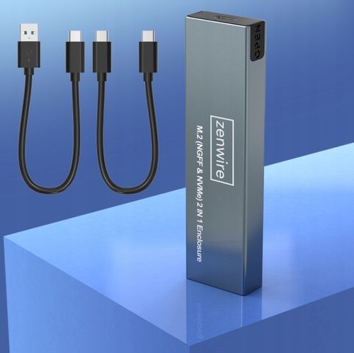 Obudowa na dysk SSD NVME/SATA PCIe M.2 USB-C Gen2 Kieszeń Adapter dysku M2 na Arena.pl