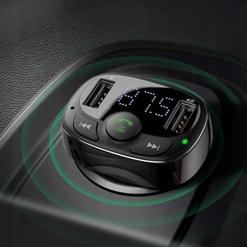 Baseus transmiter FM bluetooth ładowarka MP3 2xUSB na Arena.pl