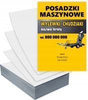 Ulotki A5 POSADZKI MASZYNOWE 100 szt firmowe reklamowe + PROJEKT GRATIS
