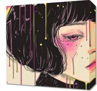 Obraz 40x40cm Strugi Kolorów