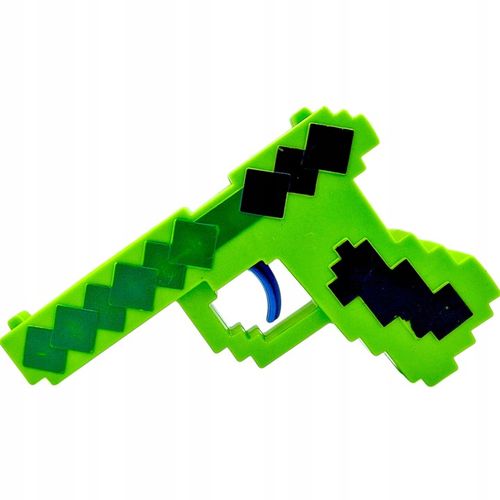 MINECRAFT FIGURKI ZOMBIE DIAMENTOWY STEVE ZESTAW 9w1 PISTOLET AKCESORIA na Arena.pl