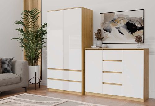 Komoda Malwa 2D4S 120 DĄB ARTISAN BIEL na Arena.pl