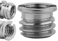 nakrętka gwintowana redukcja adapter 3/8" na 1/4" miedziana 7 mm