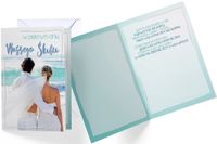 Kartka w Pięknym Dniu Waszego Ślubu z plażą - efekt trójwymiarowy