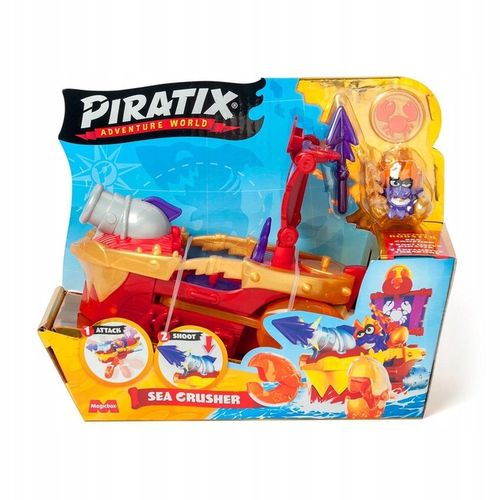 PIRATIX Sea Crusher Statek Piracki Krab i Ekskluzywny Kapitan Lobster na Arena.pl