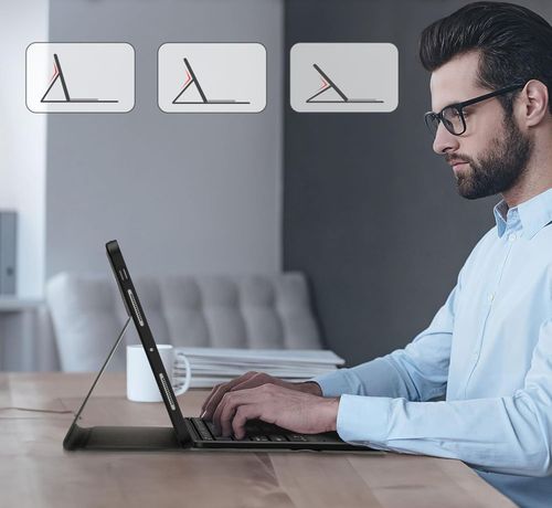 UŻYWANE Etui z klawiaturą i touchpadem do iPad Pro 11" M4 2024 CACOE AZERTY na Arena.pl