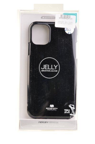 Etui Mercury Goospery Jelly Case do iPhone 11 czarny zdjęcie 4