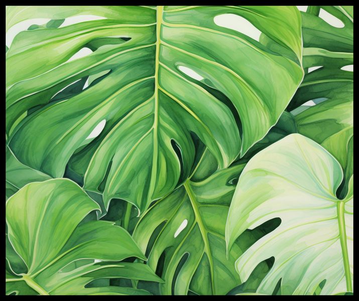 Plakat 60x50cm Tajemnice Liści zdjęcie 2