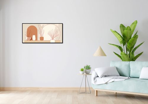 Plakat 91,3x44,5cm Widok Roślin na Arena.pl