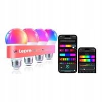 Żarówki Led E27 Inteligentne Żarówki Rgb 4 Sztuki 806Lm 8.5W Smart Alexa