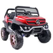 MERCEDES BENZ UNIMOG 4X4,12V14AH, AMORTYZATORY, MIĘKKIE KOŁA