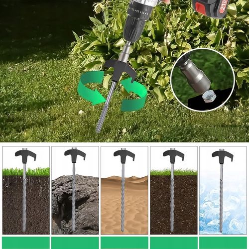 SZPILKI NAMIOTOWE DO NAMIOTU MIKADO DŁUGIE 25CM KOMPLET 12 SZT na Arena.pl