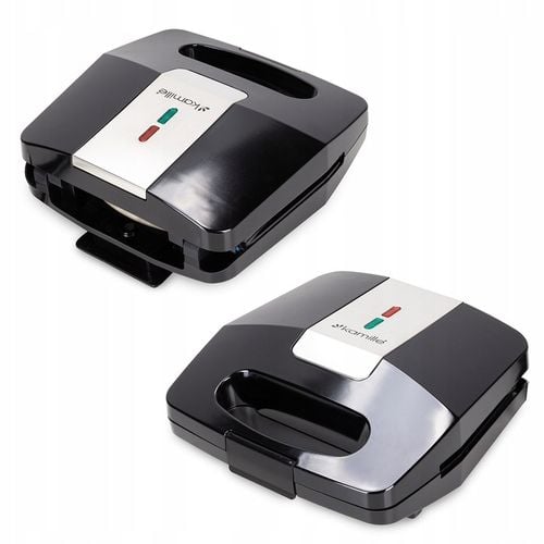 OPIEKACZ DO KANAPEK SANDWICH GRILL ELEKTRYCZNY GOFROWNICA 3-w-1 na Arena.pl