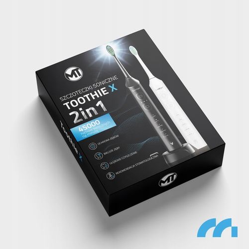 2x SZCZOTECZKA SONICZNA ELEKTRYCZNA DO ZĘBÓW ZESTAW 6 KOŃCÓWEK na Arena.pl