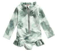 STRÓJ KĄPIELOWY JEDNOCZĘŚCIOWY KOMBINEZON TIE DYE UV UPF50+ 86/92 1-2LAT
