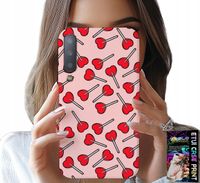 ETUI DO SAMSUNG A7 2018 - KOBIECE, MODNE WZORY LIZAKI W SERCA CASE