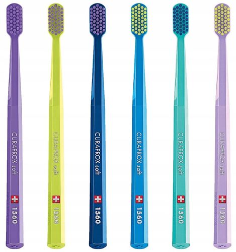 3 x SZCZOTECZKA CURAPROX 1560 SOFT MIĘKKIE ECO PACK CZYSTE ZĘBY na Arena.pl