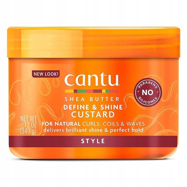 CANTU Shea Butter Define & Shine Custard loki 340g zdjęcie 1