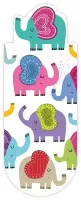 Zakładka Magnetyczna Owal Kolorowe Słonie