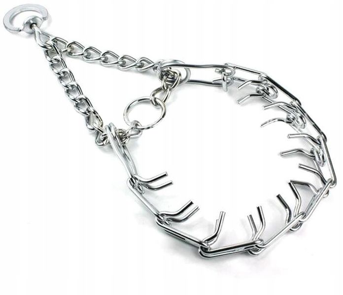 OBROŻA KOLCZATKA DO PSA METALOWA MOCNA - XXL 55-65 zdjęcie 3