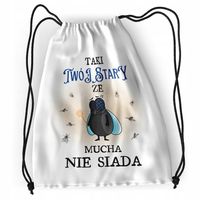 Plecak Dla Twojego Starego Sportowy Szkolny Worek Z Nadrukiem Ze Zdjęciem