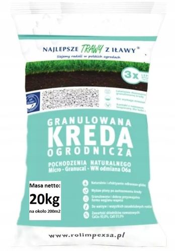 BioCalc 25 KG KREDA NAWOZOWA NAWÓZ GRANULOWANY na Arena.pl