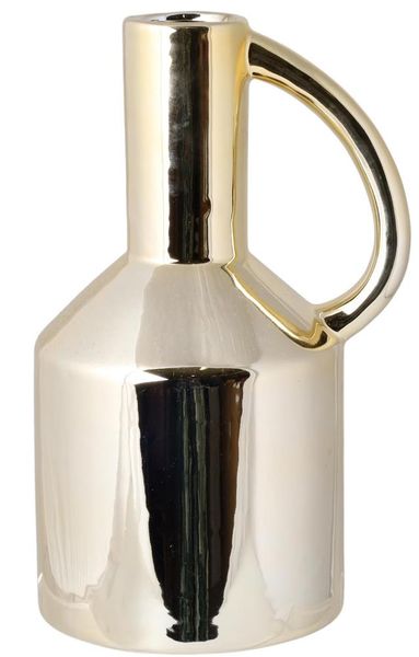 Wazon ceramiczny złoty zdjęcie 1