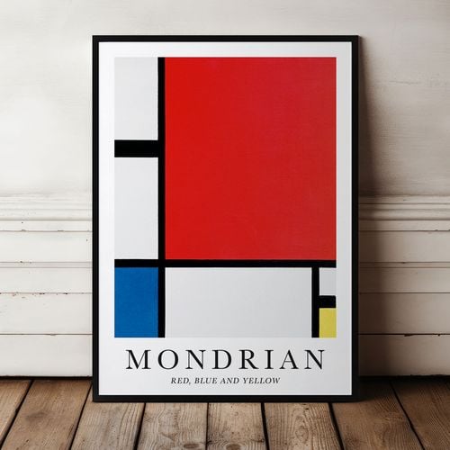 Plakat cyfrowy do wydruku Mondrian na Arena.pl