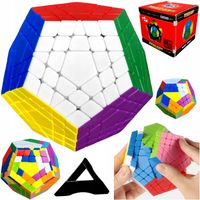 KOSTKA MEGAMINX 5x5 SENGSO GIGAMINX TRUDNA + PODSTAWKA PREZENT URODZINY