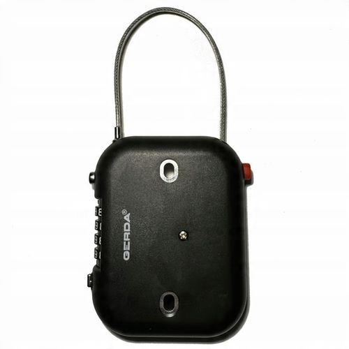 Zapięcie rowerowe zwijane GERDA MINI COMBO FLEX 900 Czarny Uniwersalny na Arena.pl