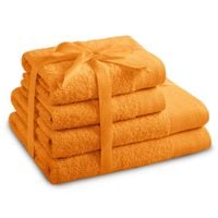 Zestaw Ręczników 2*70x140 + 2*50x100 Pomarańczowy AmeliaHome