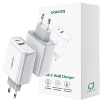 ugreen szybka ładowarka sieciowa usb typ c / usb 36 w quick charge