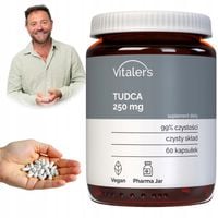 Vitaler's TUDCA 250 mg KWAS TAUROURSODEOKSYCHOLOWY Wątroba Detoks 60 kaps