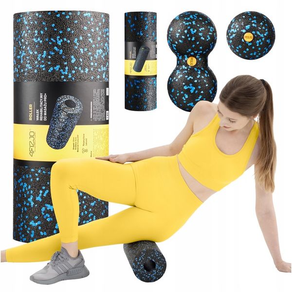 ZESTAW EPP ROLLER WAŁEK DO MASAŻU PIŁKA DUOBALL zdjęcie 1