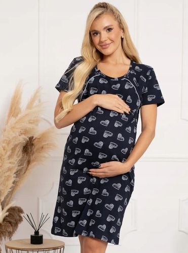 KOSZULA NOCNA PIŻAMA CIĄŻOWA PORODU KARMIENIA L na Arena.pl