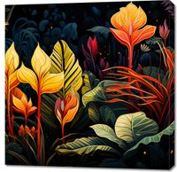 Obraz 90x90cm Tropikalna Symfonia