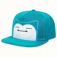 NOWOŚĆ" Modna niebieska czapka baseballowa Snorlax,