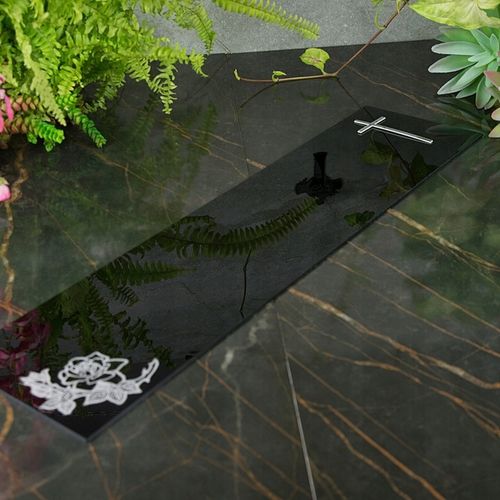 Tacka PODSTAWKA POD ZNICZ Świeczki na GRÓB ZNICZE 60X15 SZKŁO AKRYLOWE na Arena.pl