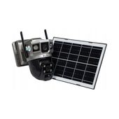 KAMERA 4G LTE NA SIM SOLARNA 4MP 2 OBIEKTYWY PTZ SMART BEZPRZEWODOWA IP66