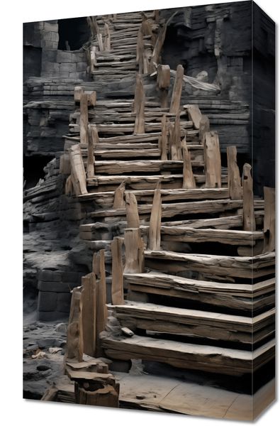 Obraz 30x50cm Schody do Nieznanego zdjęcie 1