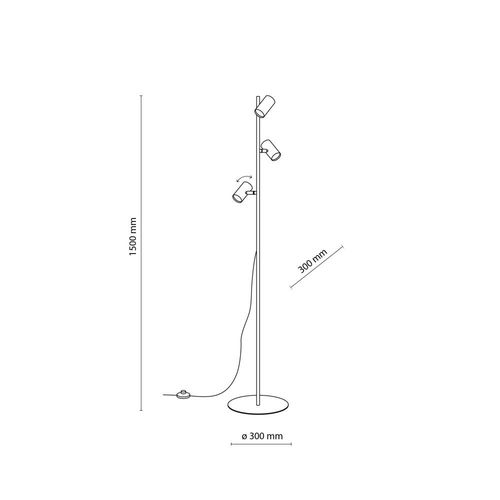 lampa podłogowa top 16064 tk lighting na Arena.pl