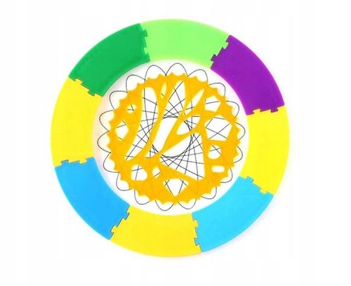 ZESTAW DO RYSOWANIA DLA DZIECI SPIROGRAF SZABLONY DO RYSOWANIA WZORY PISAKI na Arena.pl