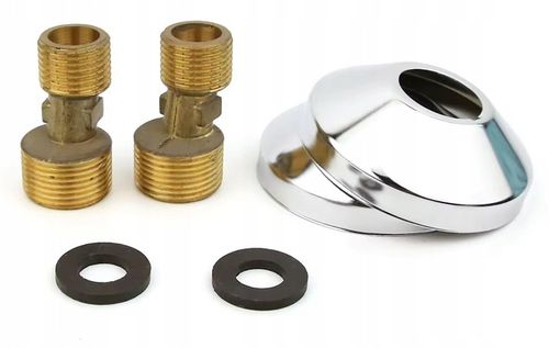 BATERIA UMYWALKOWA ŁAZIENKOWA ŚCIENNA OBROTOWA KRAN DŁUGA WYLEWKA CHROM na Arena.pl