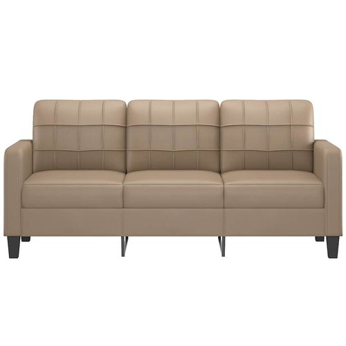 3-osobowa sofa, cappuccino, 180 cm, sztuczna skóra na Arena.pl