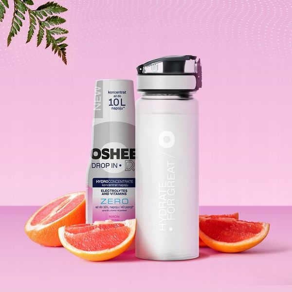 3x Hydrokoncentrat OSHEE Drop In ZERO Elektrolity Witaminy Grejpfrut zdjęcie 3
