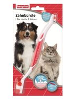 Miękka szczoteczka do zębów dla psów wszystkich ras - dwugłowicowa Beaphar