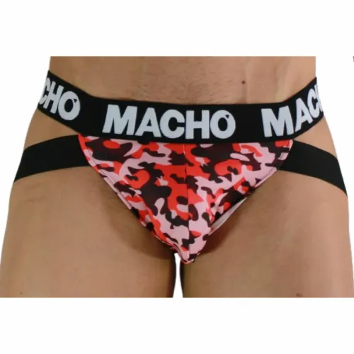 macho mx28mr jockstrap męski military red m - komfort i wsparcie na Arena.pl