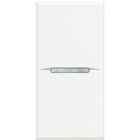 AXOLUTE - Łącznik jednobiegunowy 10AX (zaciski śrubowe) 1 moduł AXIAL biały Bticino HD4001N