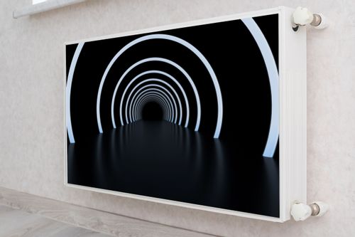 Osłona MAGNETYCZNA Na Kaloryfer Abstrakcyjny Tunel Efekt 3D 120cm x 60cm na Arena.pl